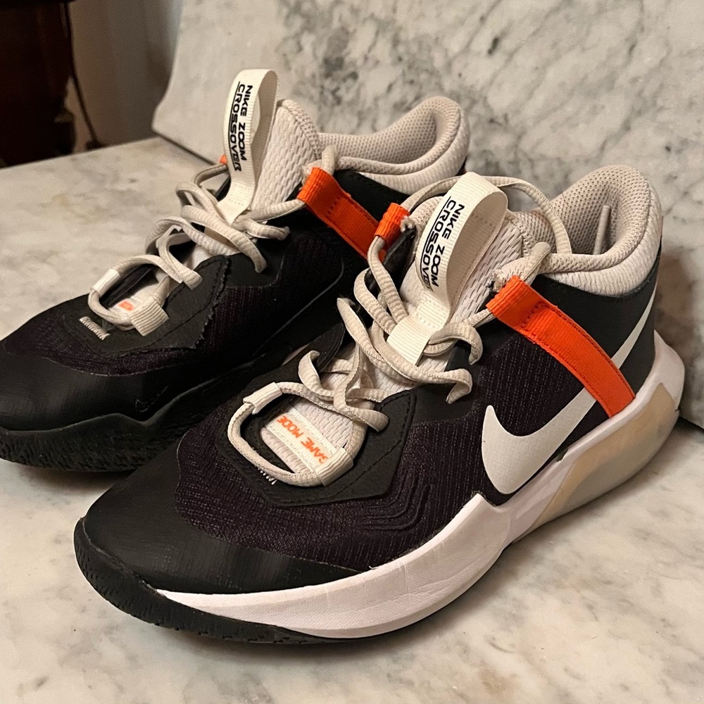 Nike Men’s Air Zoom Black and Orange Sneakers